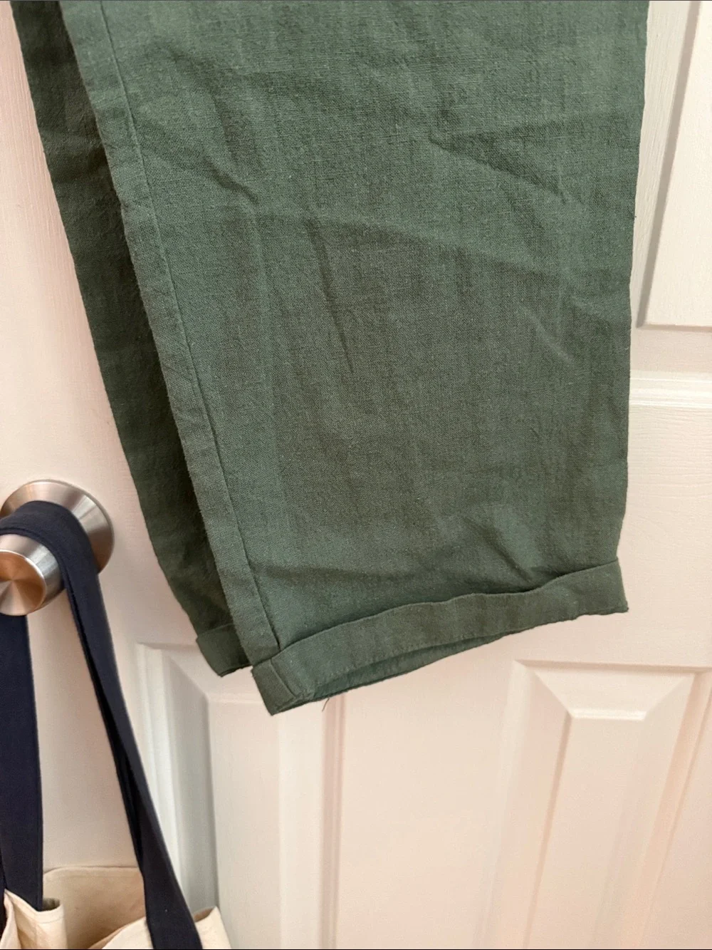 J.Crew Men’s Olive Green Linen Pant